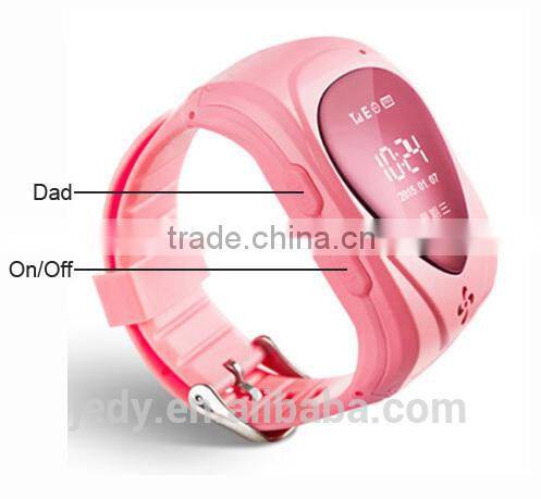BTW-G7 Latest kids GPS smart watch GPS chip: MTK3326 SOS call elelctronic fence history track two way communication