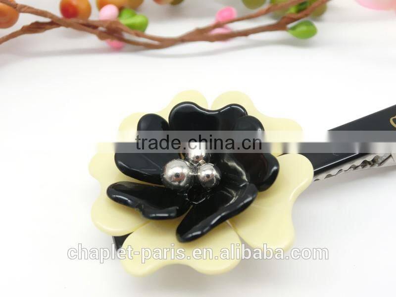 women high-grade flowers with rhinestone hair accessories of hairgrip