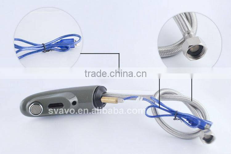 electronic automatic bathroom faucet, bathroom deck mounted faucet, sensored taps