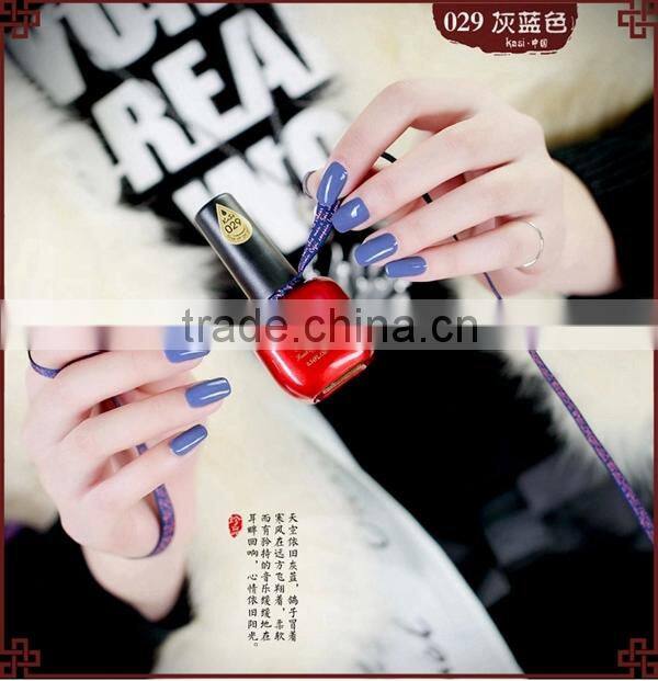 2015 kasi free sample soak off nail art design uv gel polish