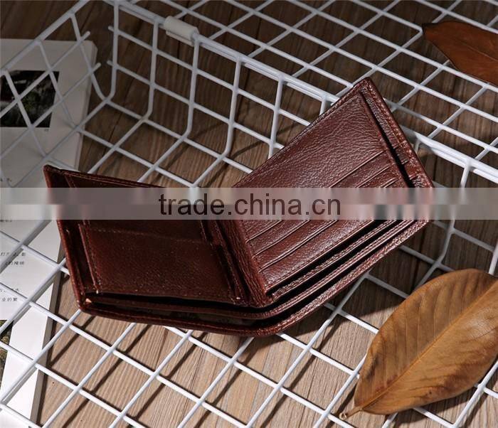 Male Business Genuine Leather Coin Purse 3D Crocodile Wallet for Men