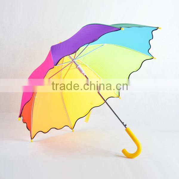 19" Kids Safety Umbrella, Yellow Kids Umbrella
