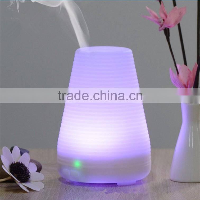 Pure White Ultrasonic Aroma Diffuser 100 ML Colorful Light Atomizer Air Humidifier