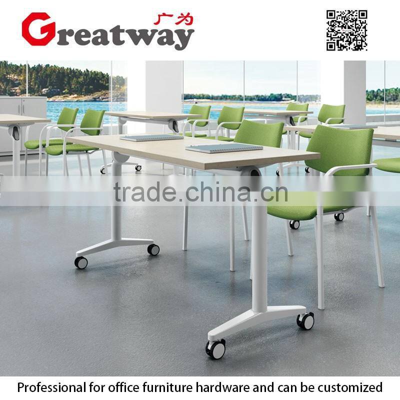best selling high quality office furniture folding computer desk with metal frame
