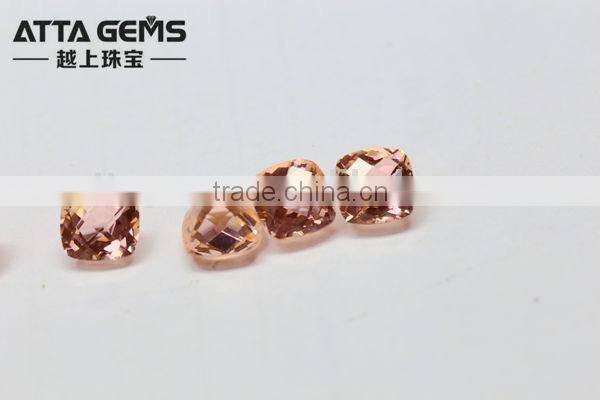 Loose gemstone nano sital champagne #777 for fancy jewelry-nano morganite