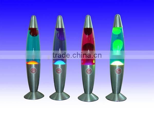 energy saving Floating Lava Lamp / Glitter lamp/ colorful lava lamp/Aluminum groovy lava motion desk lamp