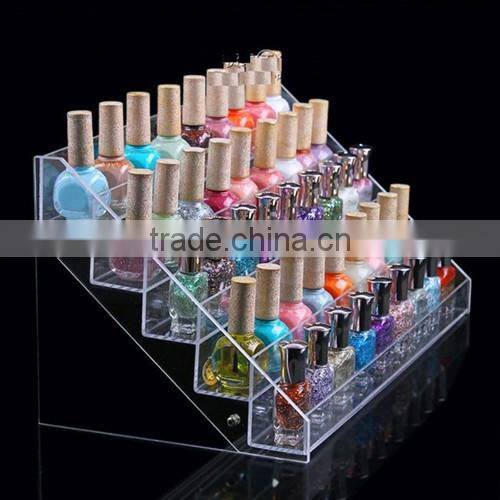 5 tiers acrylic cosmetic display stand