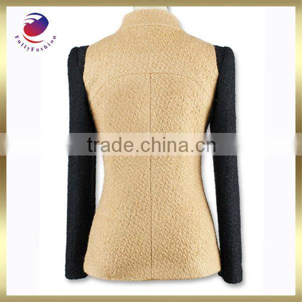 ladies wool coat of new design fashion coat