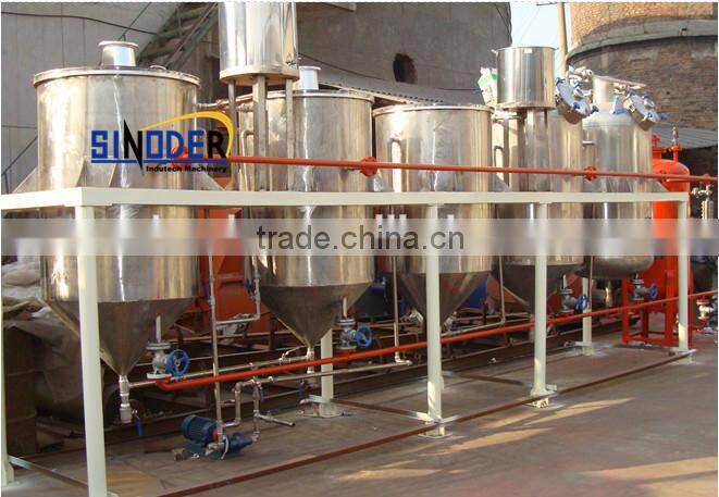 High oil purity oil refinery/ edible oil refinery / palm oil refinery plant with CE approved