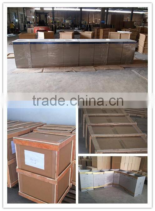 Dental stainless steel mobile cabinet, dental trolley