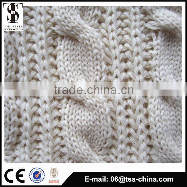 Fashion new braided style winter infinity scarf