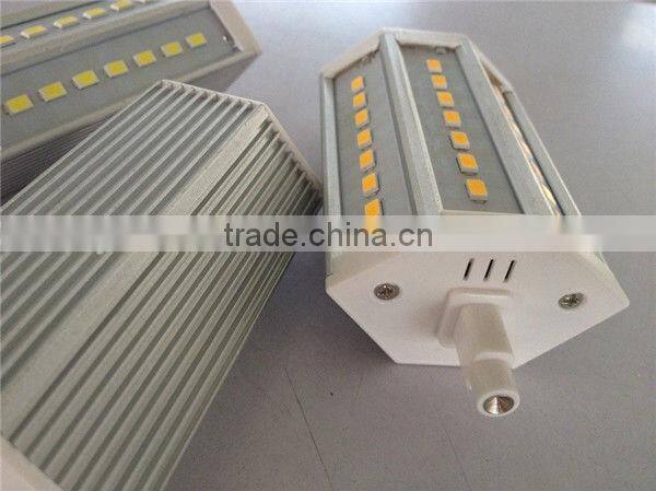 Zhejiang Factory LED R7S 118mm 10W 21SMD 5630 85-265V AC 6000K Light Led Lamp Garden Light Two Years Warranty CE RoHS Approved