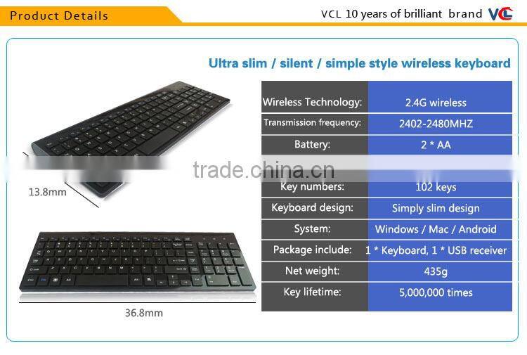 Trade Assurance multifunction wireless keyboard Android Smart TV box keyboard