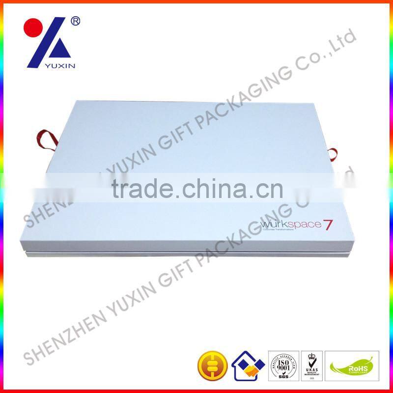 Rigid cardboard paper packaging box dress packaging box apparel packing box luxury dress packag with customized prinitng