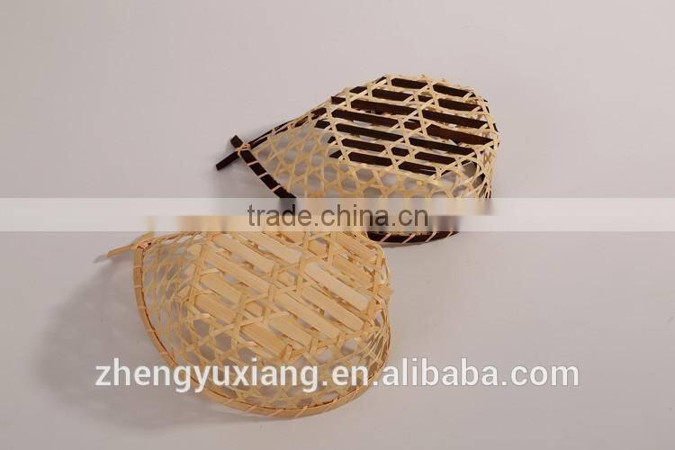 Bamboo vegetable fishtail basket for resturant
