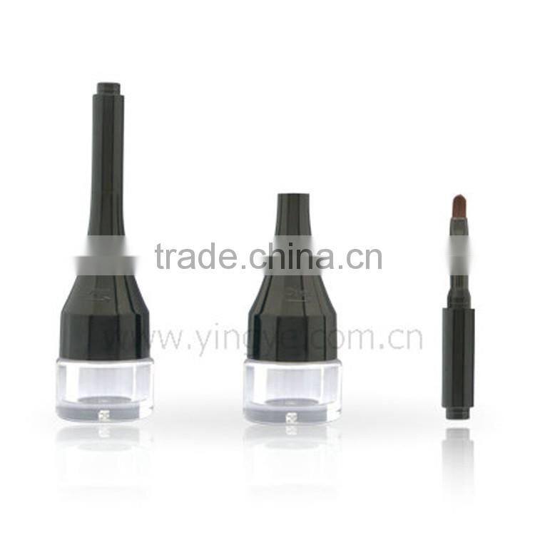 2016 Black unique plastic lipgloss bottle