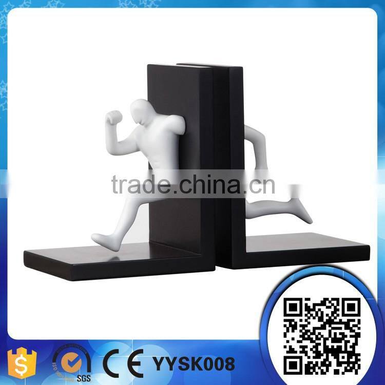 Factory wholesale customized high quality home decor resin bookend