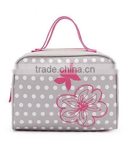 Portable zipper waterproof fashion cosmetic bag