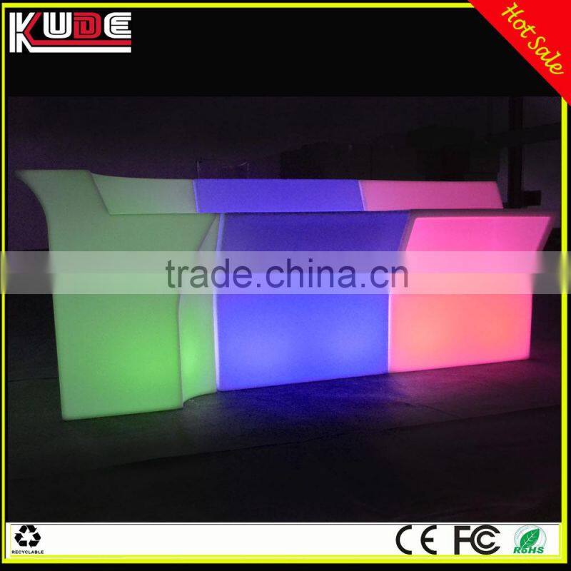 Amazing illuminated LED bar counter/bar table with remote control
