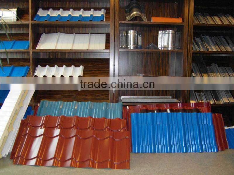 used trapezoidal metal color roof tile panel roll forming machine for sales