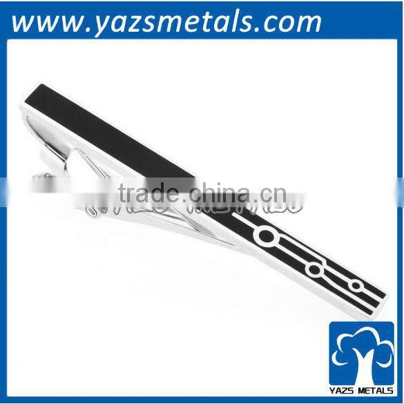 Silver Edition Michigan wolverines bars and cufflinks, custom made metal tie clip with design