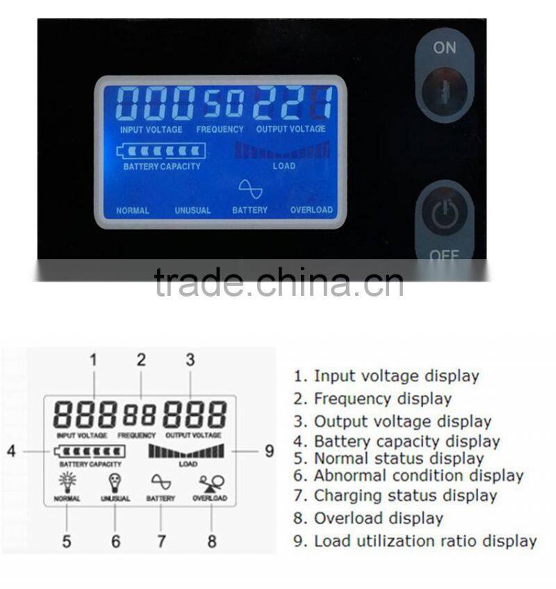 With AVR function pure sine wave low frequency power inverter