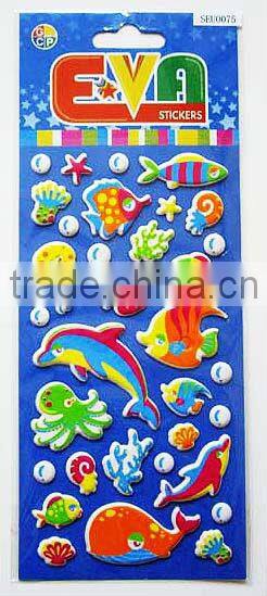 3D EVA sticker for baby room decoration