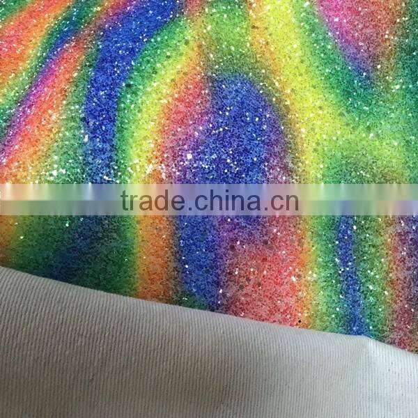 Camouflage Grain Glitter fabric with TC backing ,popular use for ladies shoes ,handbags ,wallets
