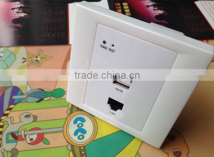 86MMIn wall wireless 802.11B AP router, hotel wall mount access point router, 2.4G wall wireless access point