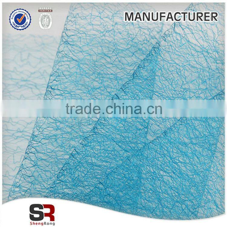 royal blue color wrap and deco mesh