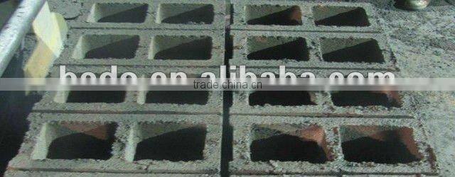 Road paving block making machine with small invest