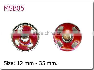 Perfect custom two parts spray paint buckle snao paint button