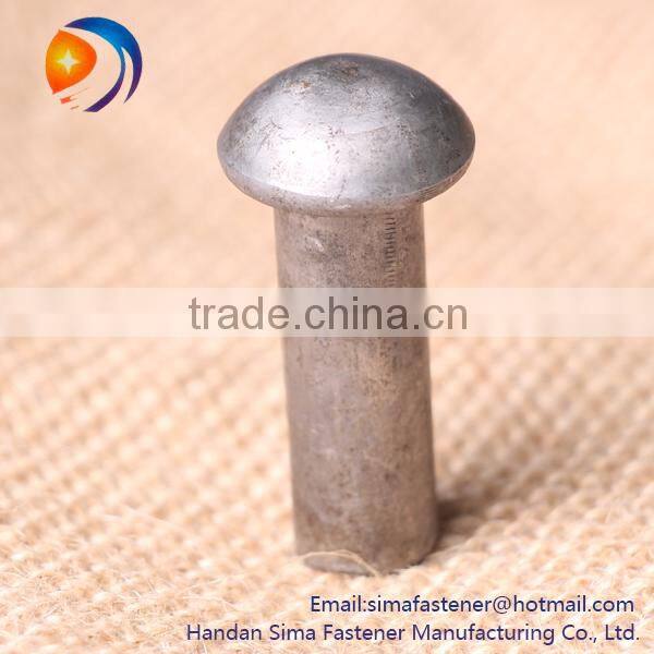 Carbon steel button head tabular Rivet