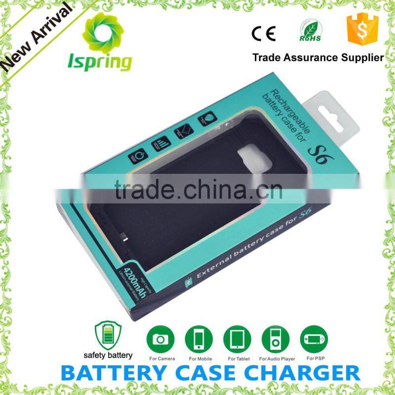 Factory price battery case for iPhone 6/6s Charger Backup External Power Bank