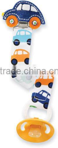 soother clip pacifier clip , pacifier chain and clip , metal pacifier clip