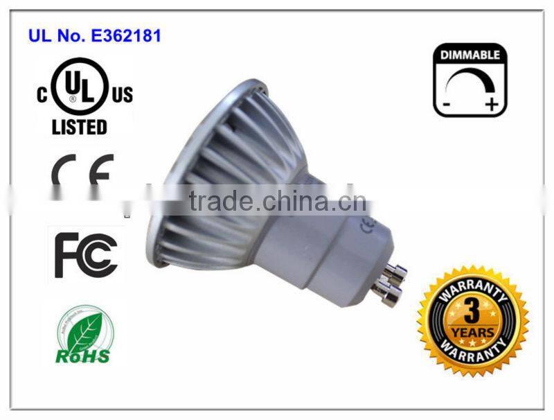 gu10 led bulb lamp dimmable 5W 7.5W 110V/240v gu10 base