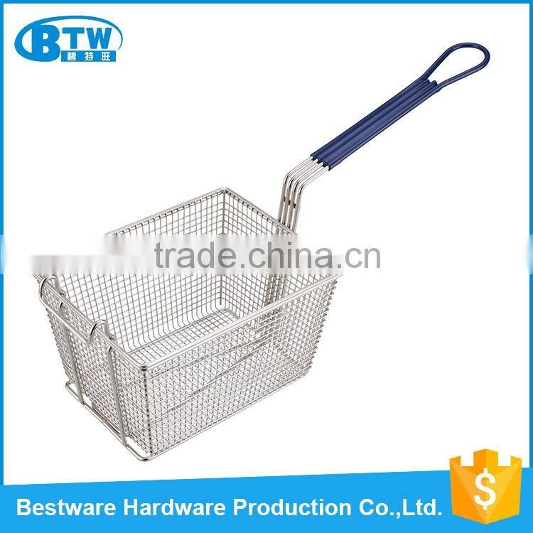 Food Class OEM & ODM Accepted Iron Wire Electroplated French Fries Mcdonald's Fry Basket