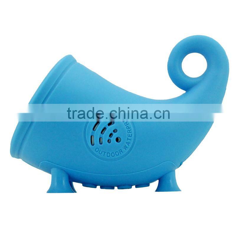 Portable Active Powered PA Speakers System Speaker Bluetooth Portable Mini Silicone Bugle Speaker