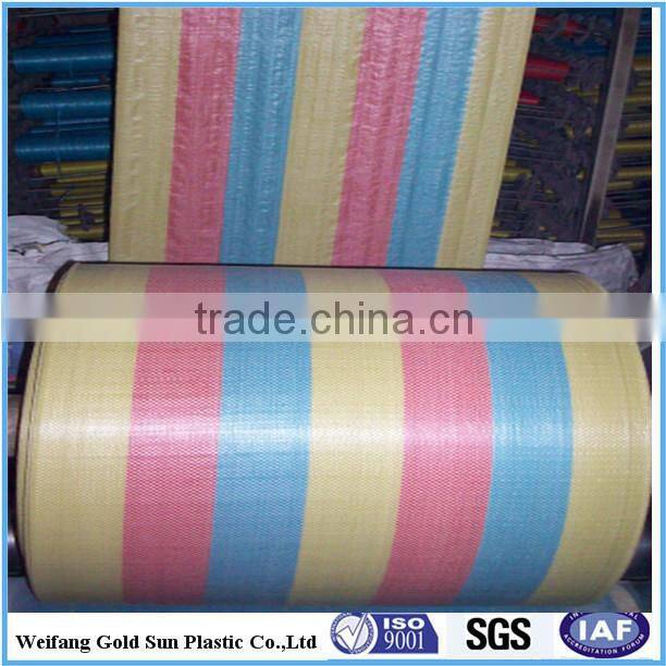 pp woven laminated sack shopping packaging sack top with handle punch hole