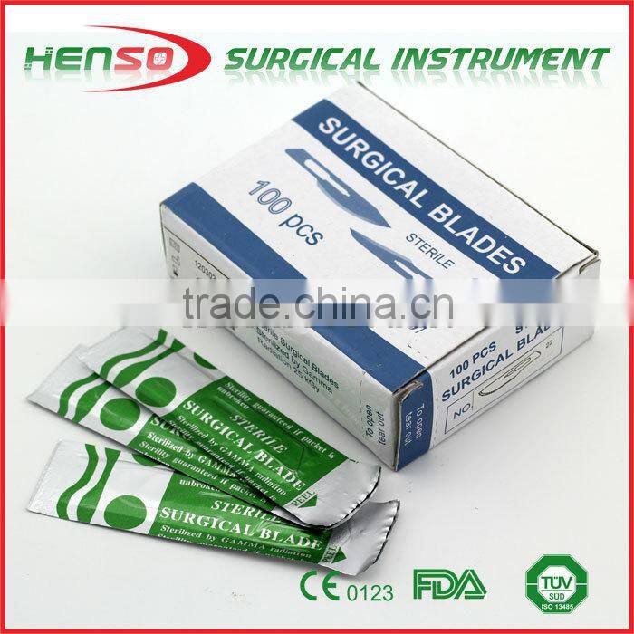 Henso carton steel or stainless steel Surgical blades with or without handle