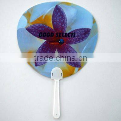 2014 new design hot selling new design pp folding fan cheap