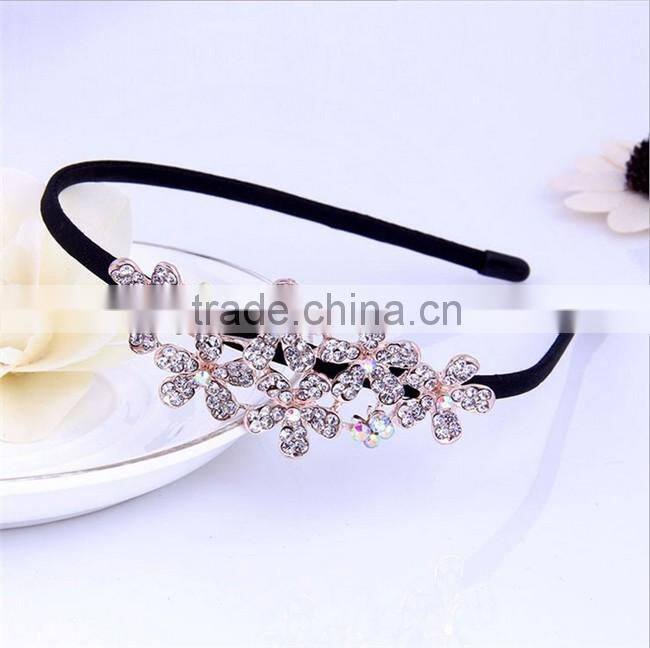 Fashion Korean Pearl Headband, Rhinestone Headband For Ladies