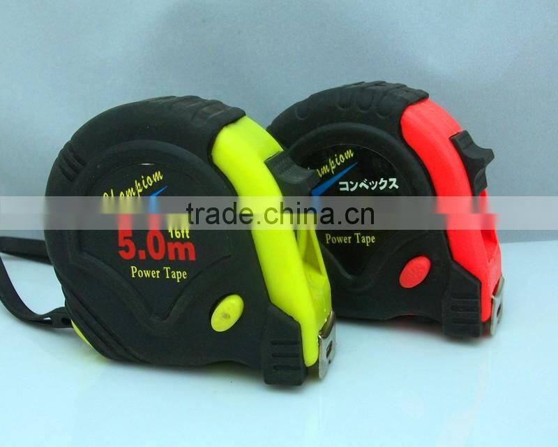 Low price three locks steel measuring tape