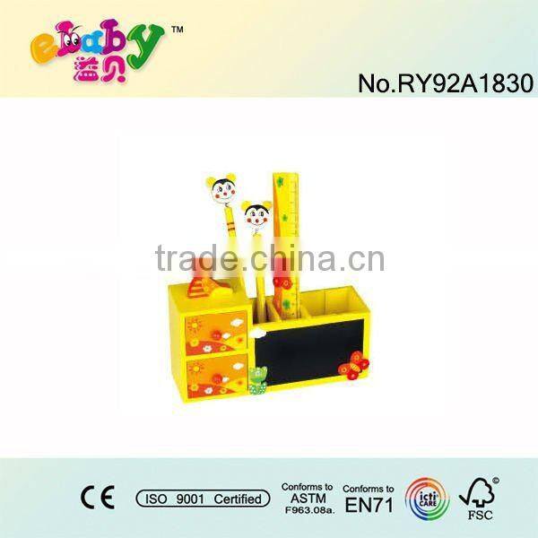 wooden stationery set