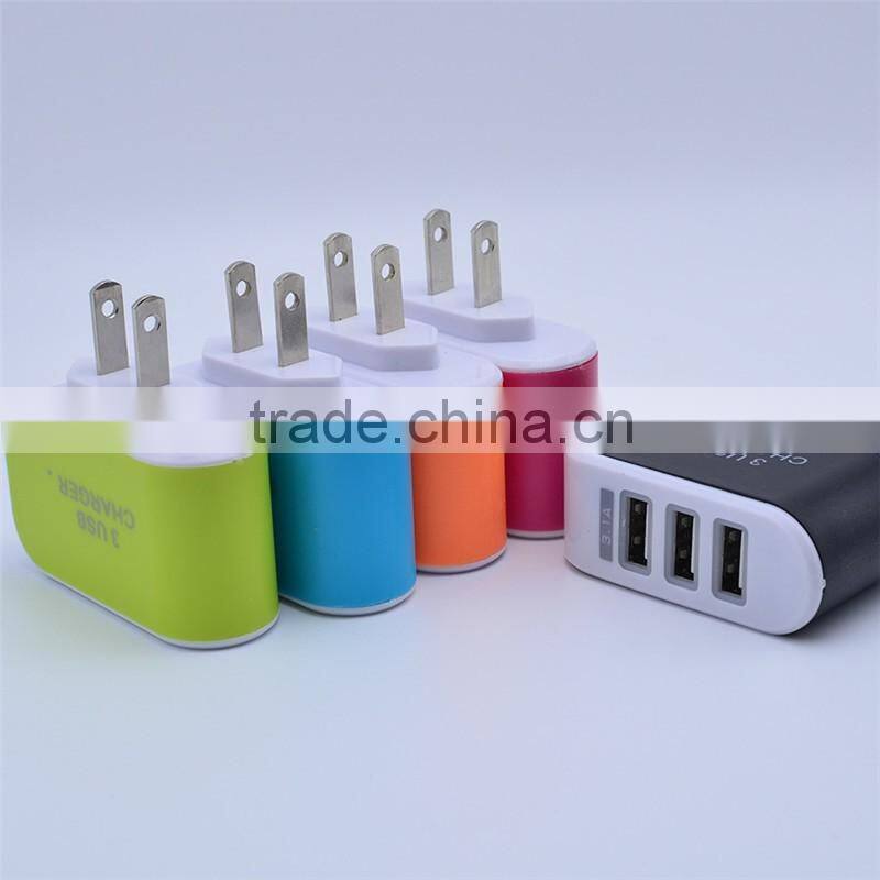 Universal New multi Usb Port travel charger,power adapter for phone tablet