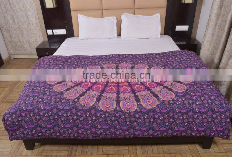 Indian Ethnic Mandala Duvet Cover Set Cotton Blanket Doona Covers Boho Quilt Covers Hippie Bedding Throw