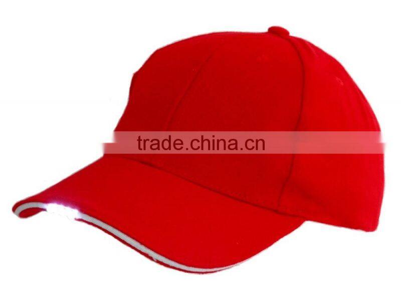 Promotional Baseball Cap With 5-LED Light