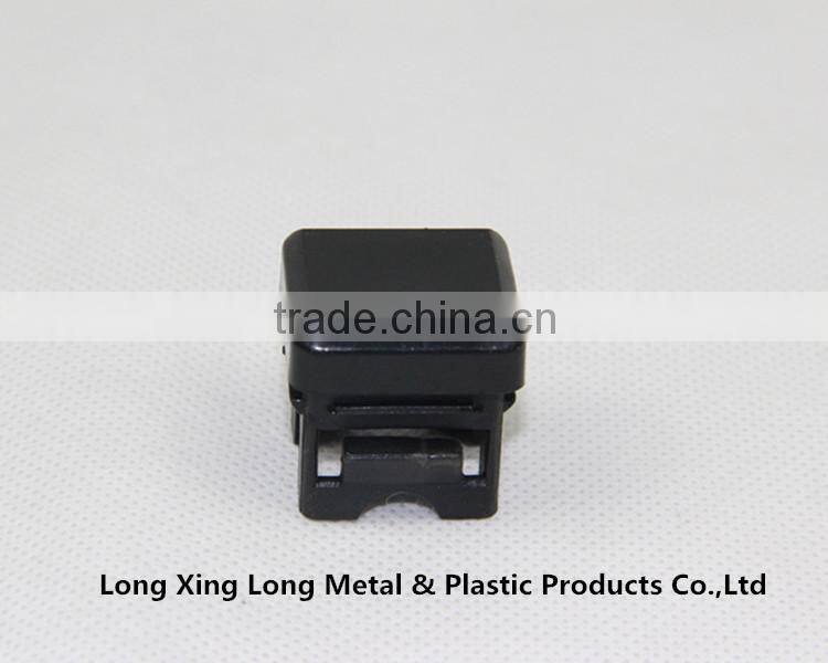 PP 25*25 black square head Plastic Pipe fittings