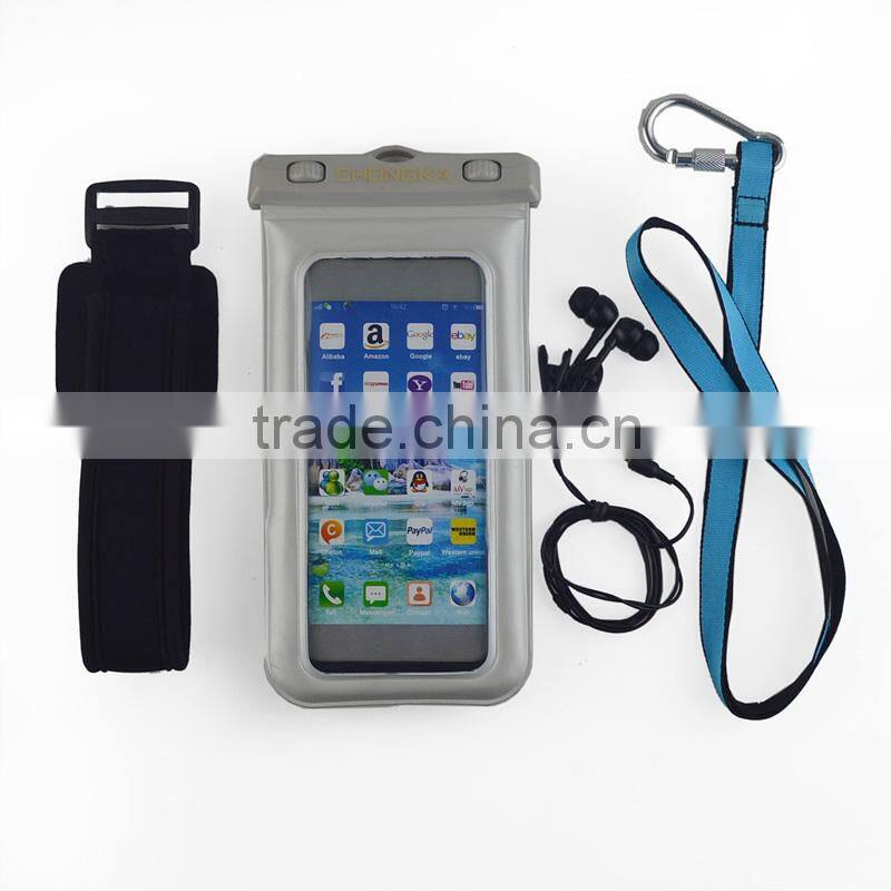 2016 Silver Handlebar Mobile Phone Waterproof Bag