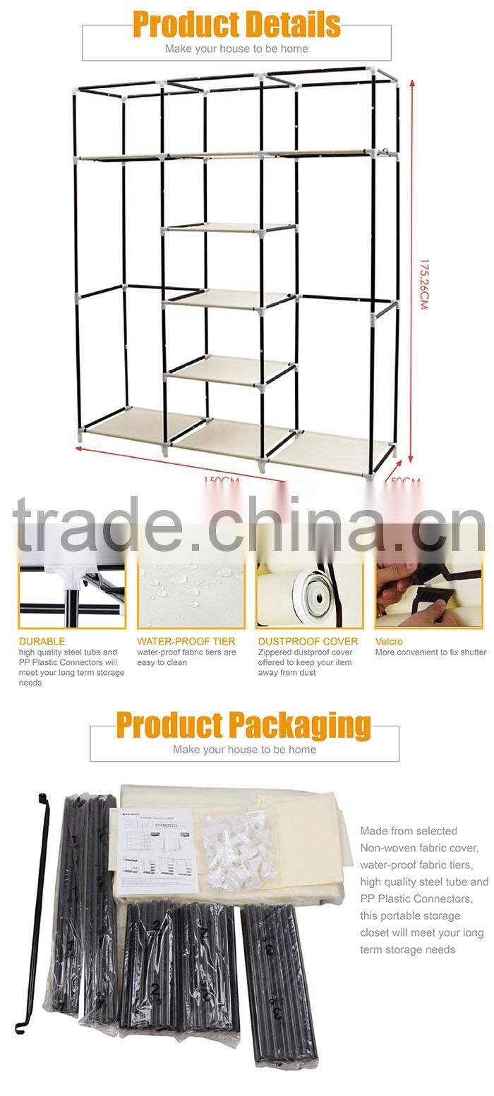 Cheap Collapsible Free standing Wardrobe for Clothes